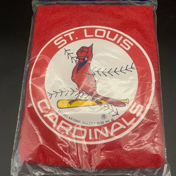 NEW Vintage SporTowels St. Louis Cardinals 11” x 18” Velour Terry Rally Towel - Picture 3 of 9